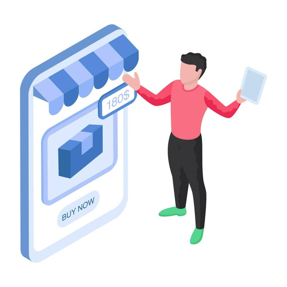Premium download illustration of online nft platform vector