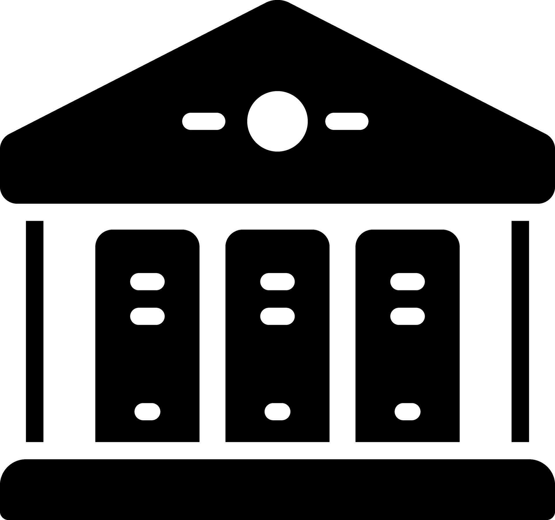 solid icon for libraries 34465870 Vector Art at Vecteezy