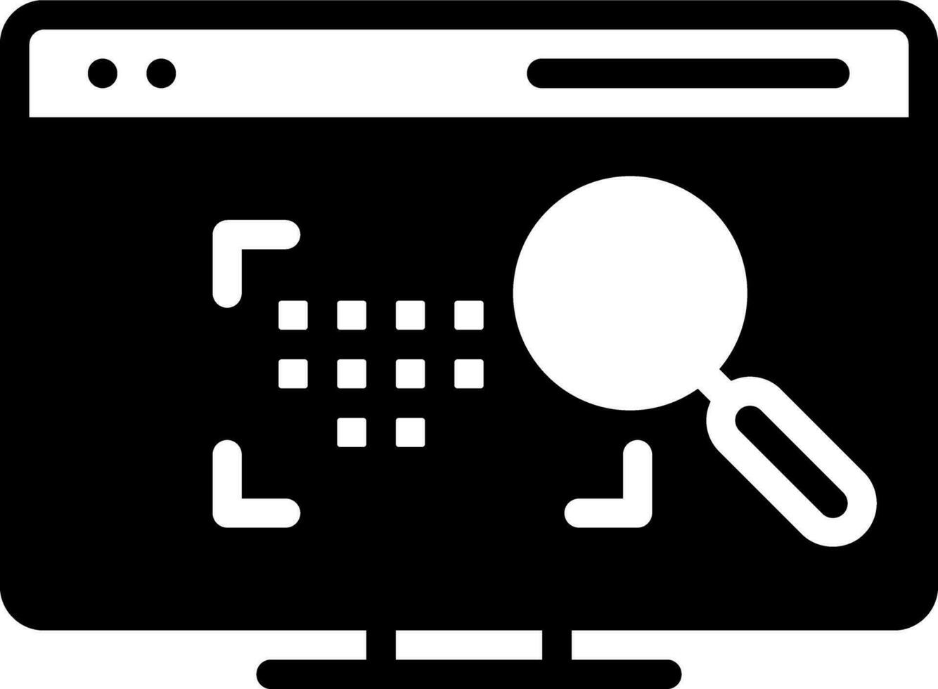 solid icon for dpi vector