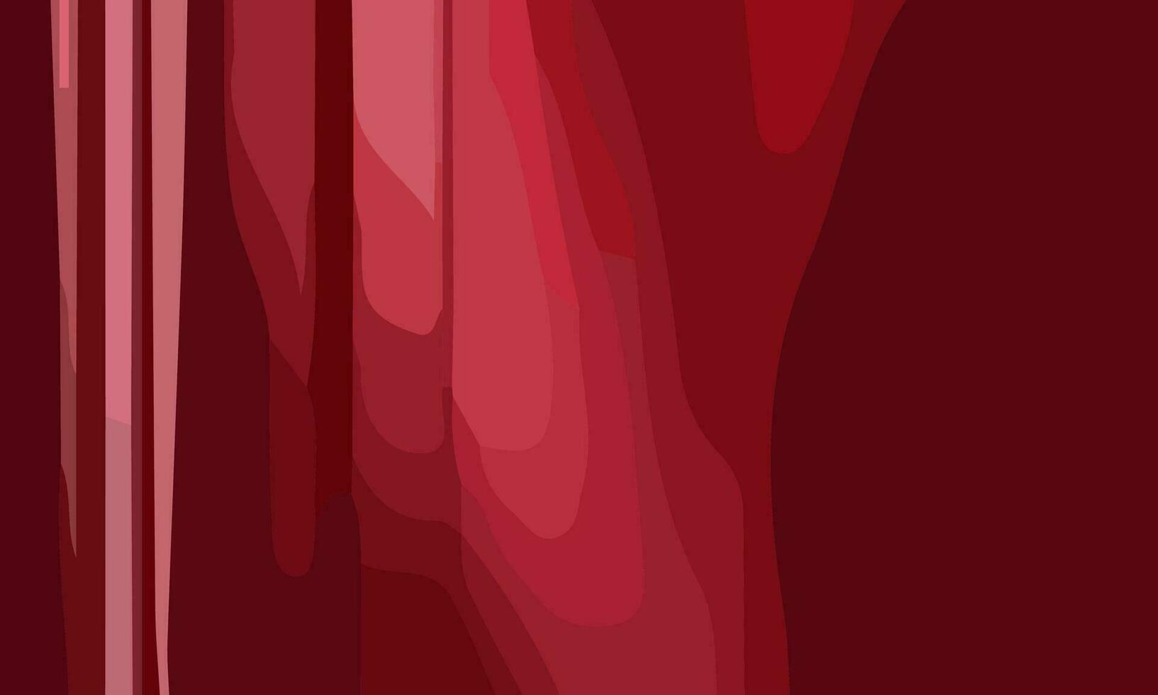 Aesthetic abstract art with a combination of shapes and red colors. Suitable for background and poster vector