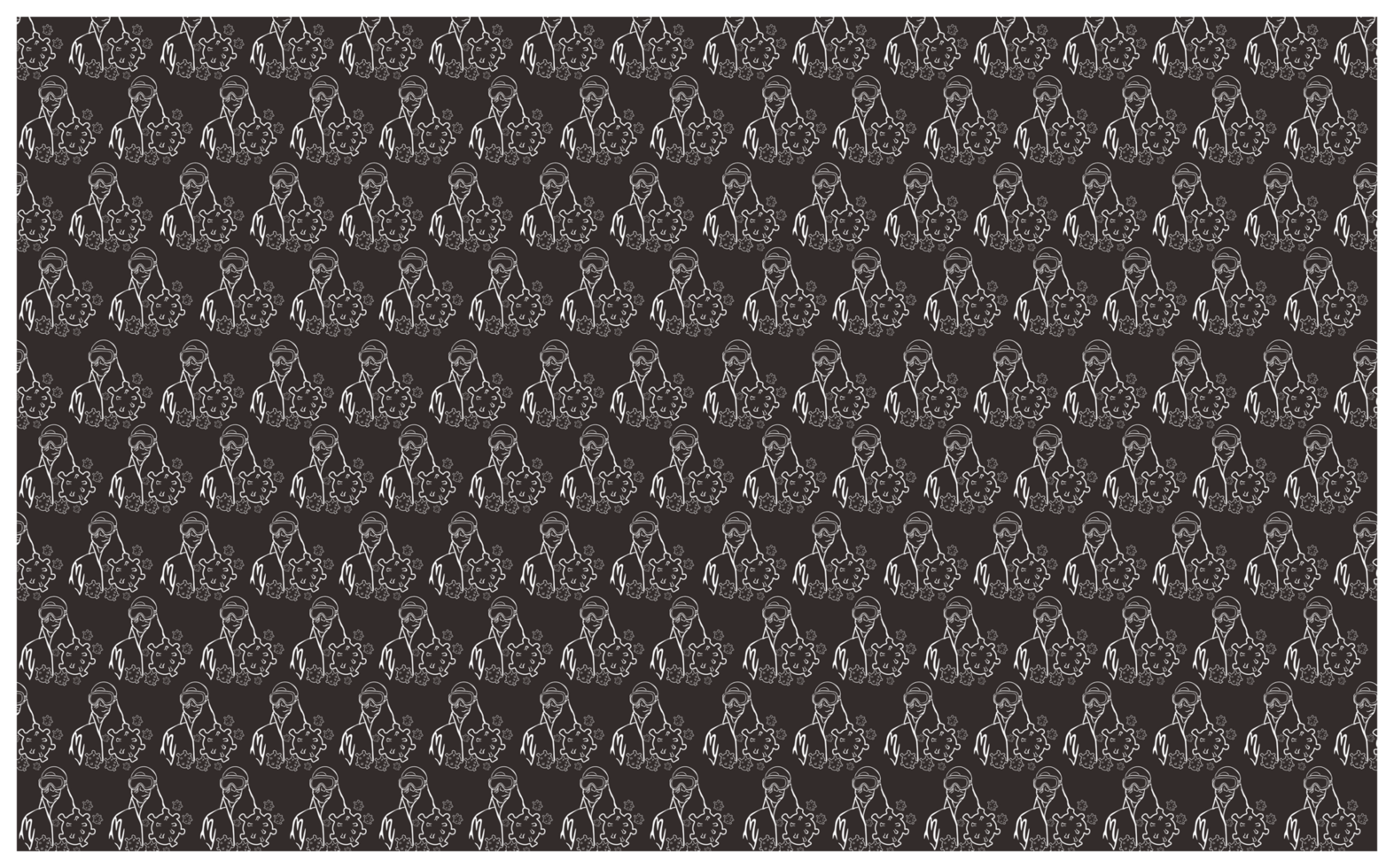 medical personnel line art Pattern Background png