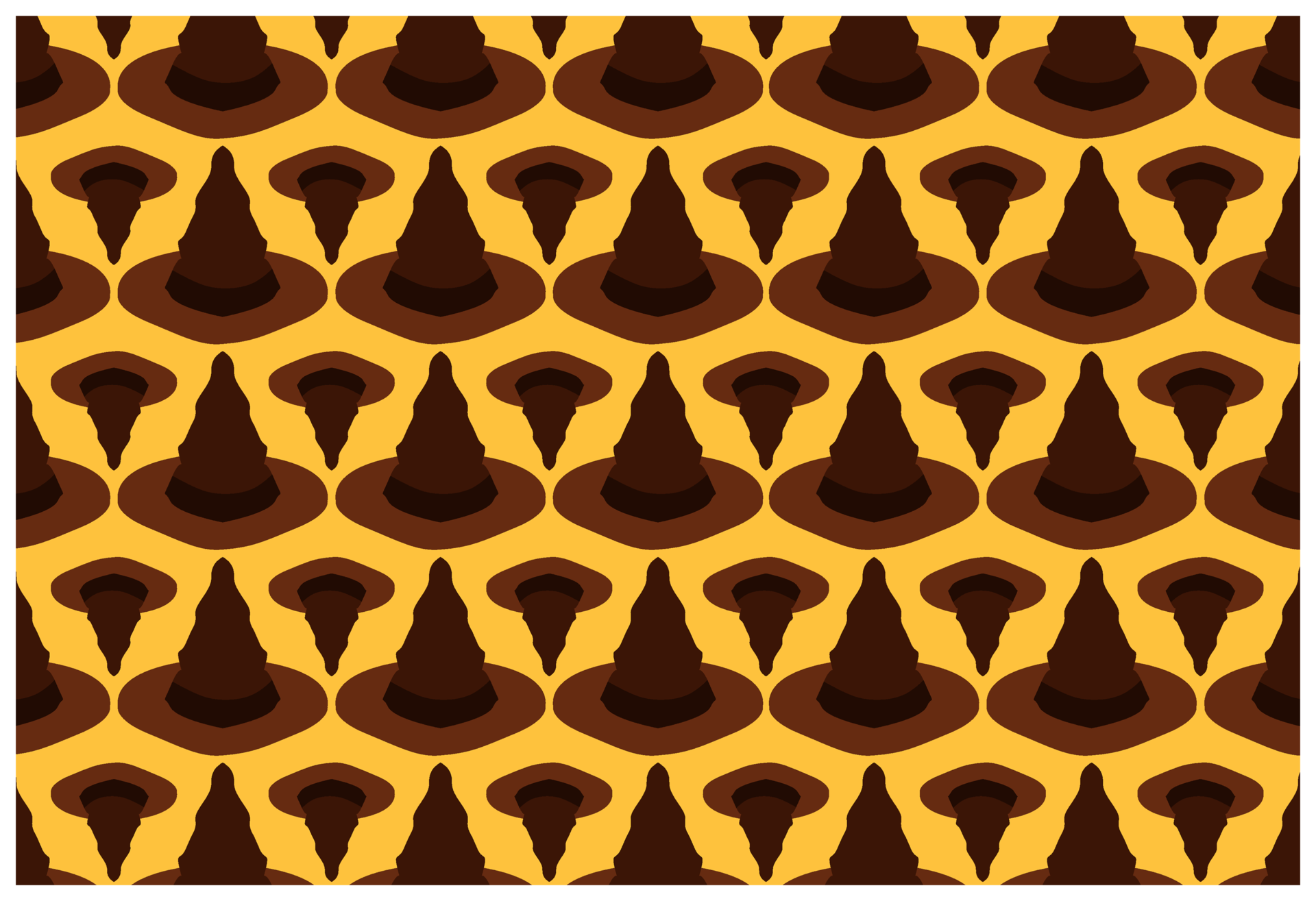 halloween-witch-equipment-witch-hat-pattern-background-34466303-png