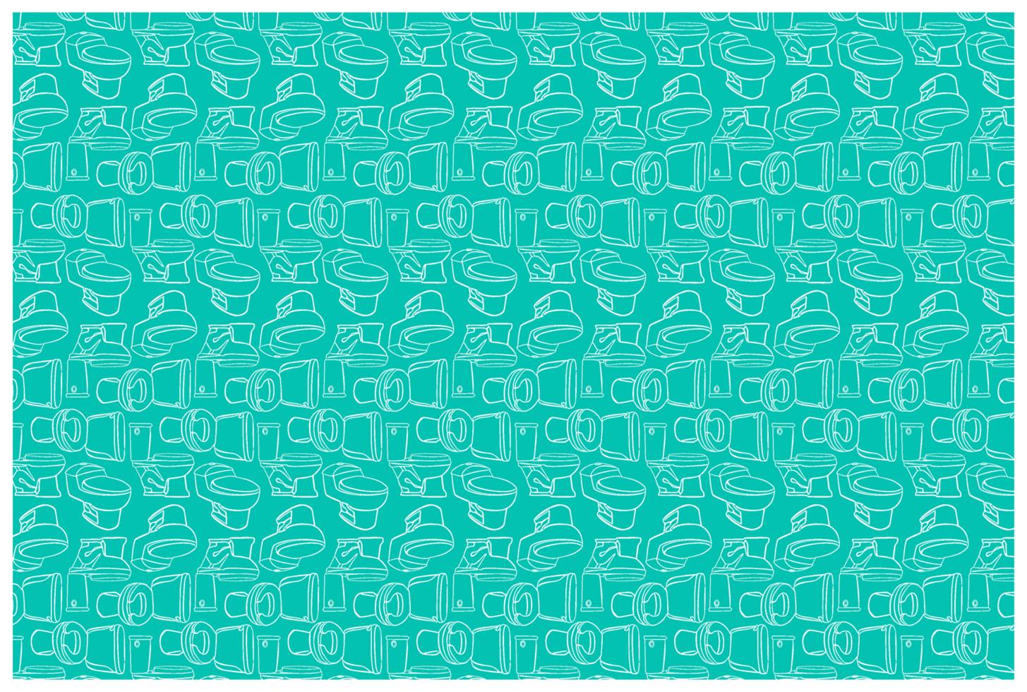 Toilet Line Art Pattern Background png