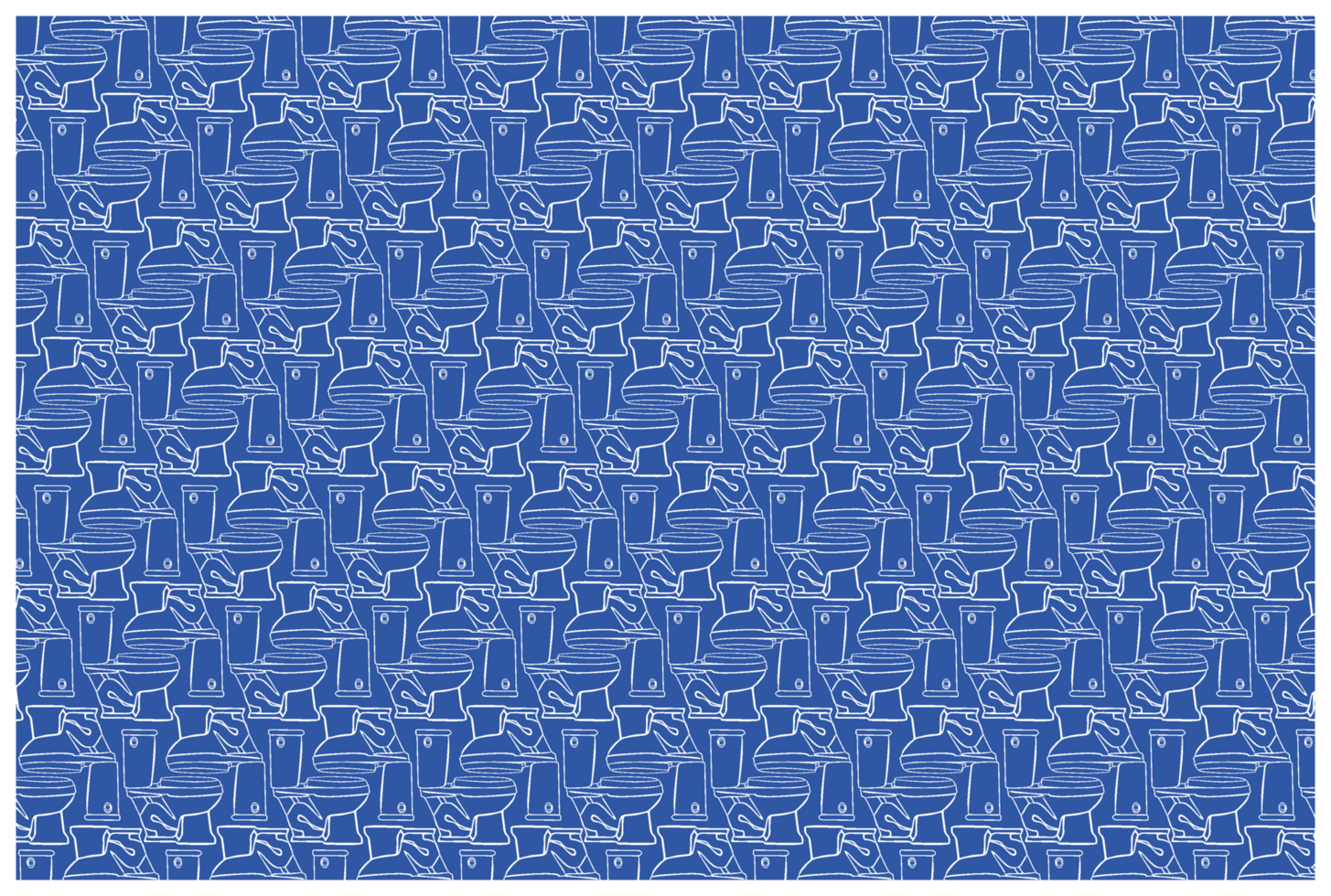 Toilet Line Art Pattern Background png