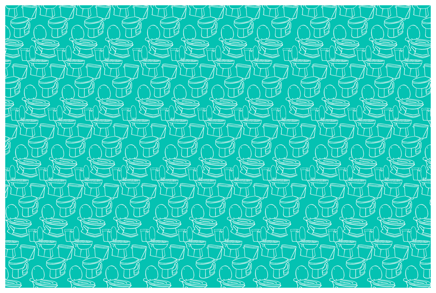 Toilet Line Art Pattern Background png