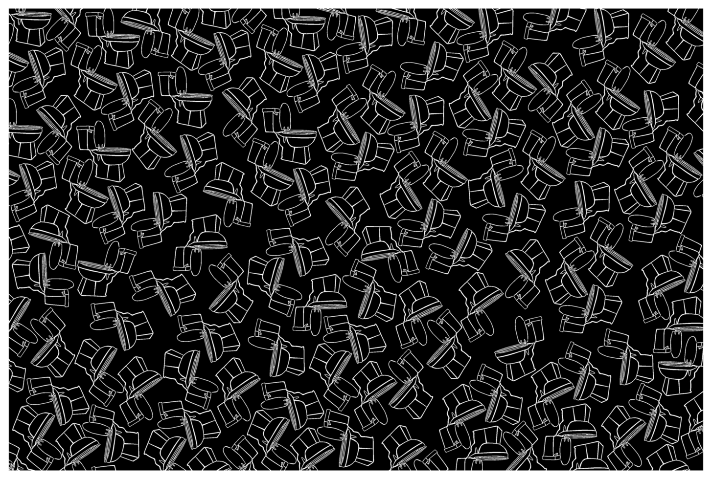Toilet Line Art Pattern Background png
