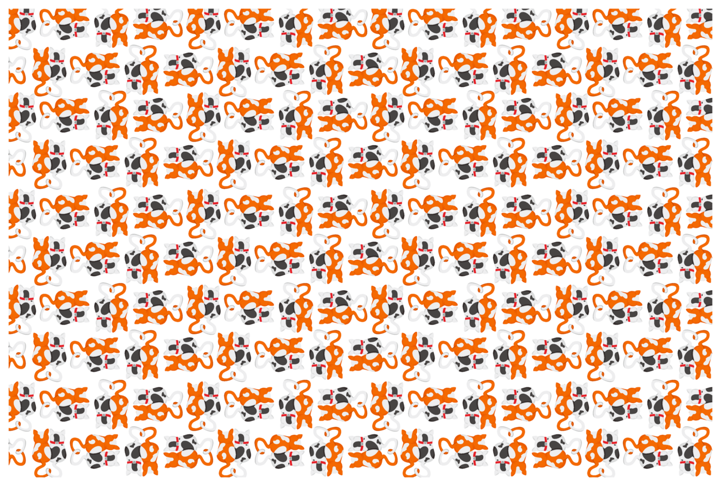 Couple Of Cat Pattern Background png