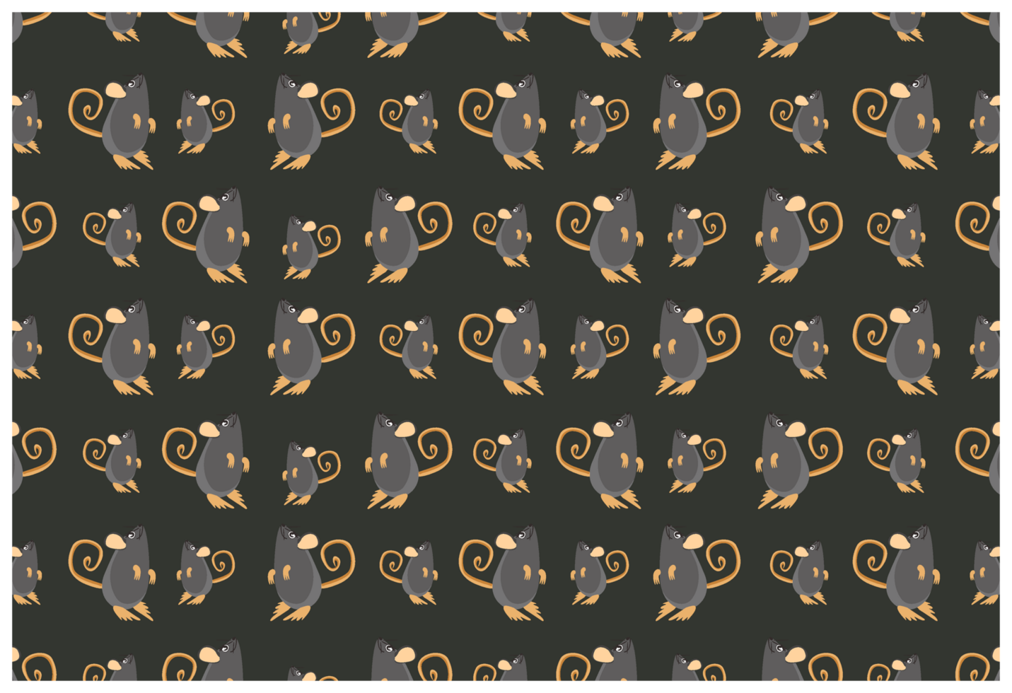 Cute Animal - Mouse Pattern Background png