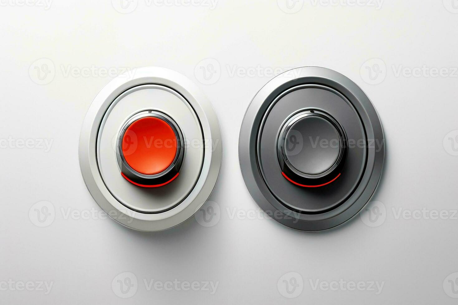 resumen tecnología digital ojo de cerradura ,alto tecnología multicolor botón, generativo ai foto