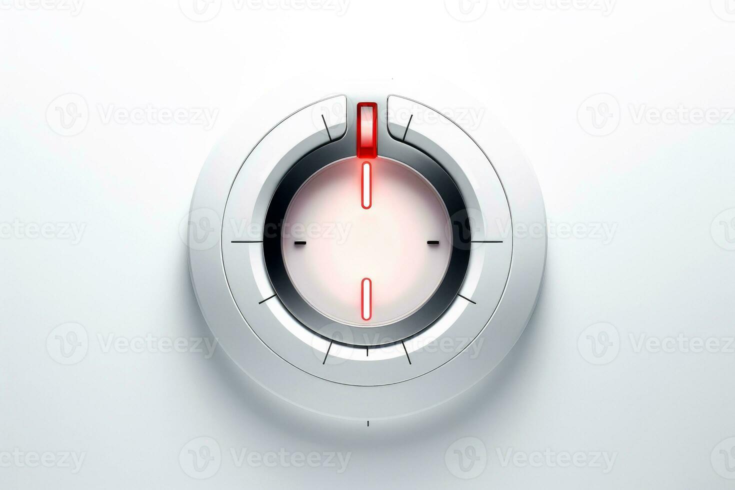 Abstract technology digital keyhole ,high tech multicolor button, Generative AI photo