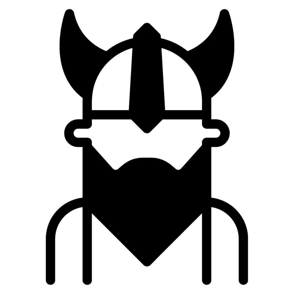 Viking icon illustration for UIUX, infographic, etc vector