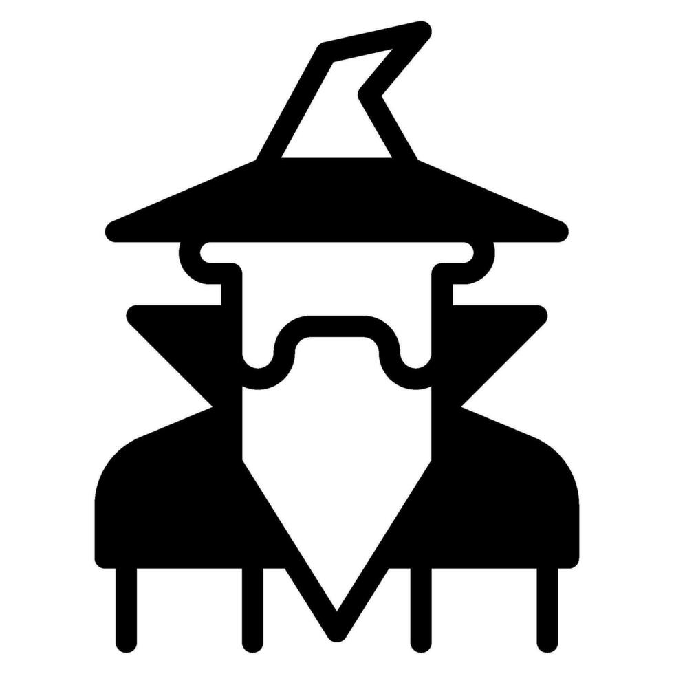 Wizard icon illustration for UIUX, infographic, etc vector