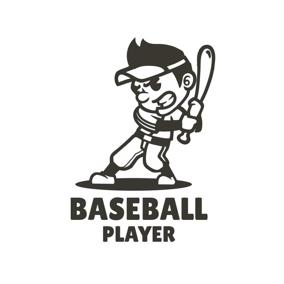 ilustración vector gráfico de béisbol, bueno para logo diseño