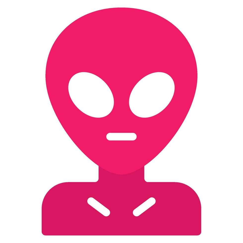 extraterrestre icono ilustración para uiux, infografía, etc vector