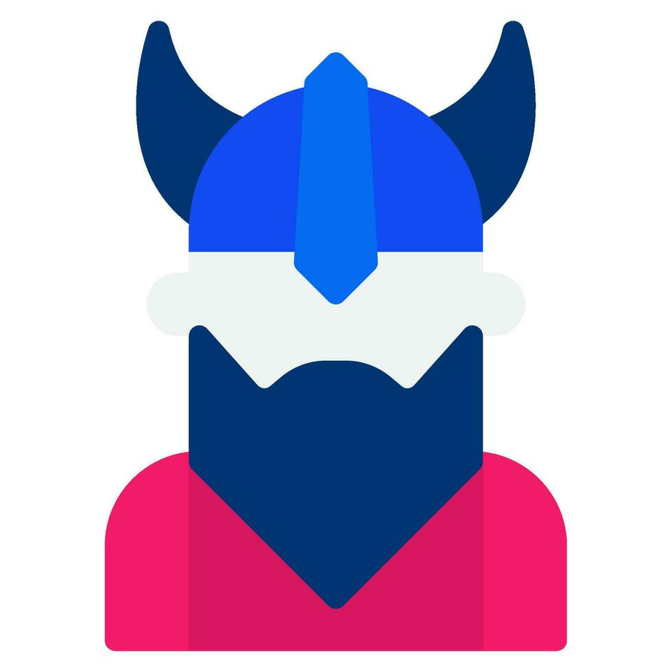 Viking icon illustration for UIUX, infographic, etc vector