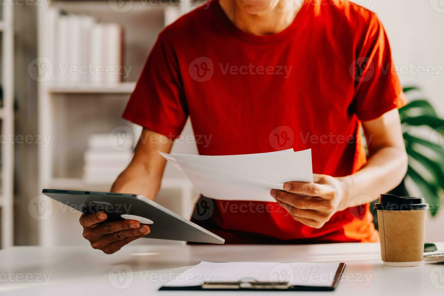 Team of business people working together in the meeting room office, teamwork background charts and graphs banner, double exposure successful teamwork,business planning concept. photo