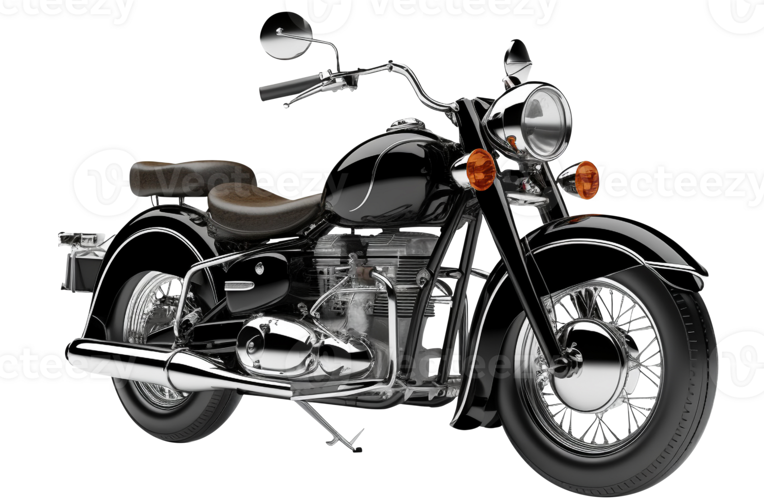 Classic motorcycle png retro motorcycle png vintage motorcycle png Classic motorbike png retro motorbike png vintage motorbike png Classic motorcycle transparent background Ai Generated