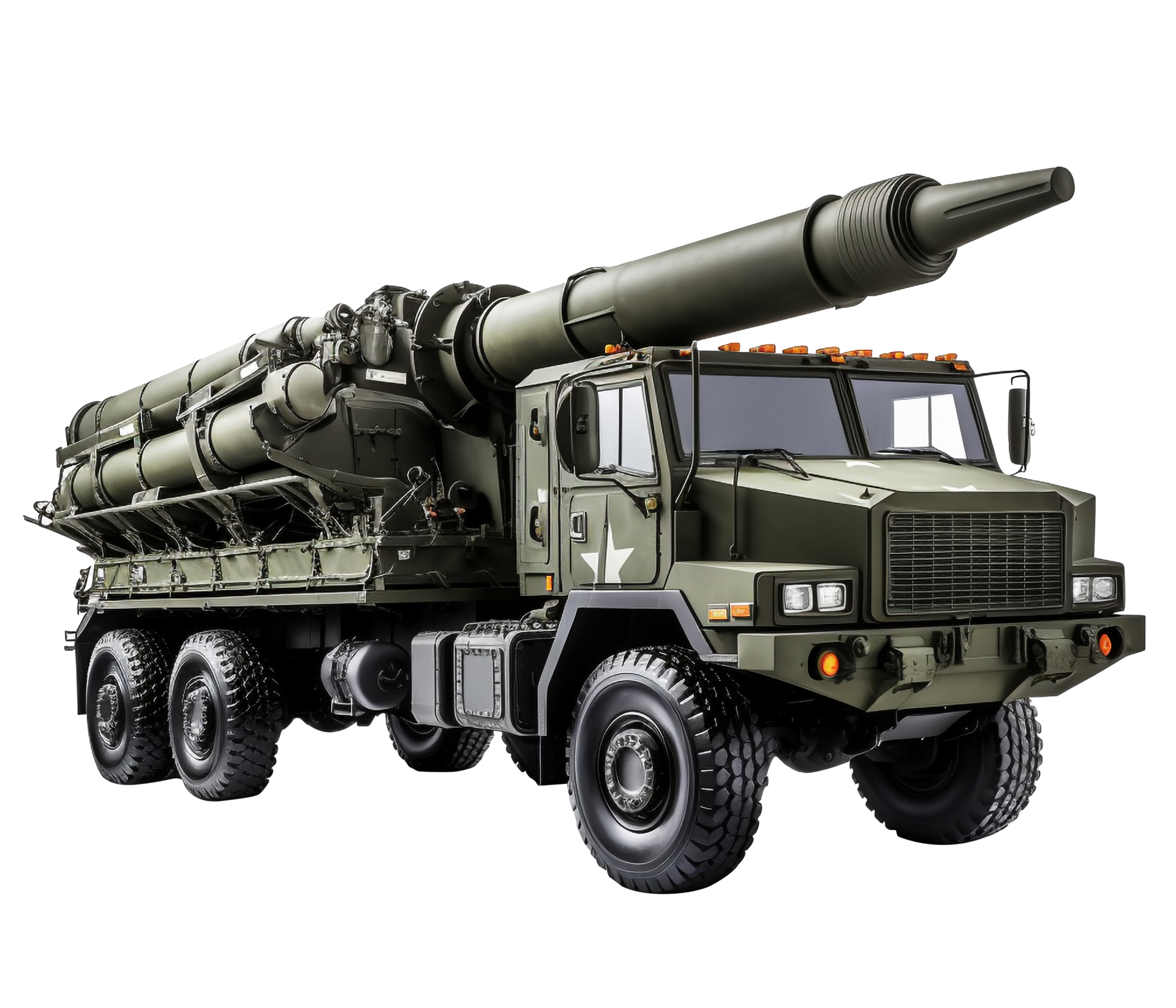 Missile launcher vehicle png Missile launcher truck png weapon