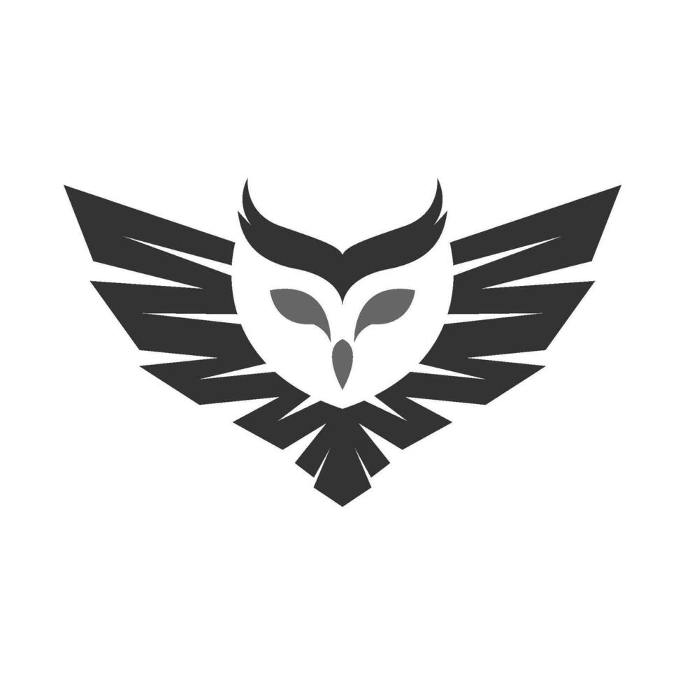 Owl logo design vector