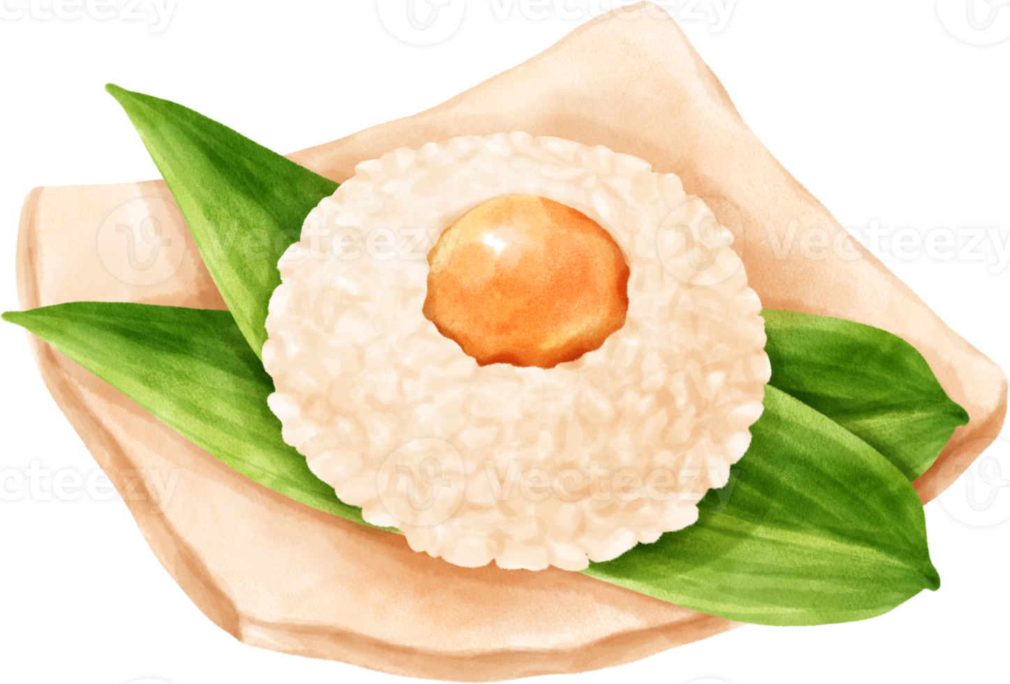 Watercolor Sushi Ball png