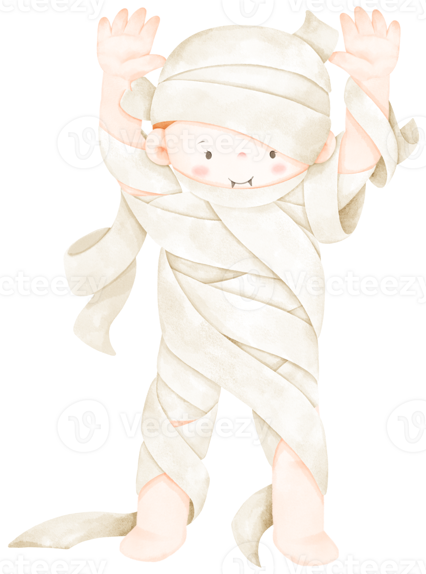 halloween mummy cartoon 34468583 PNG