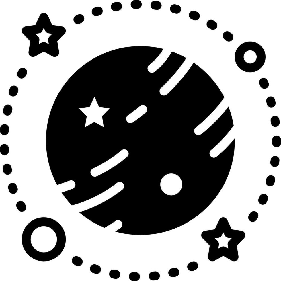 solid icon for galaxy vector