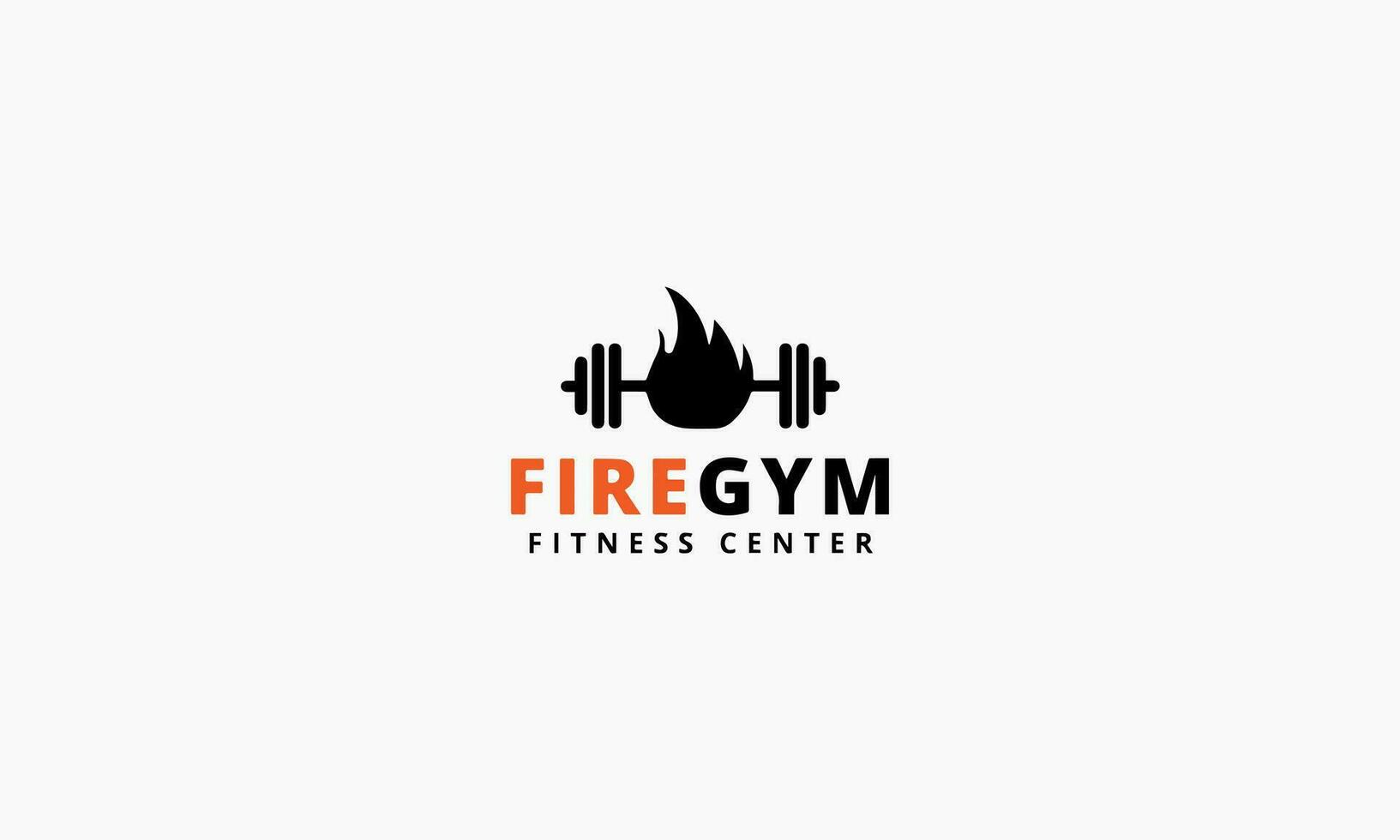 Gym Bodybuilding Fitness Club Logo Design Icon Vector