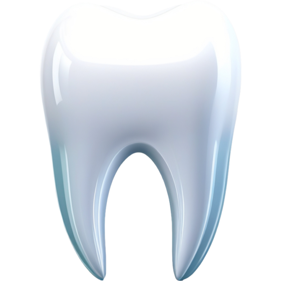Realistic healthy white teeth. AI Generative png