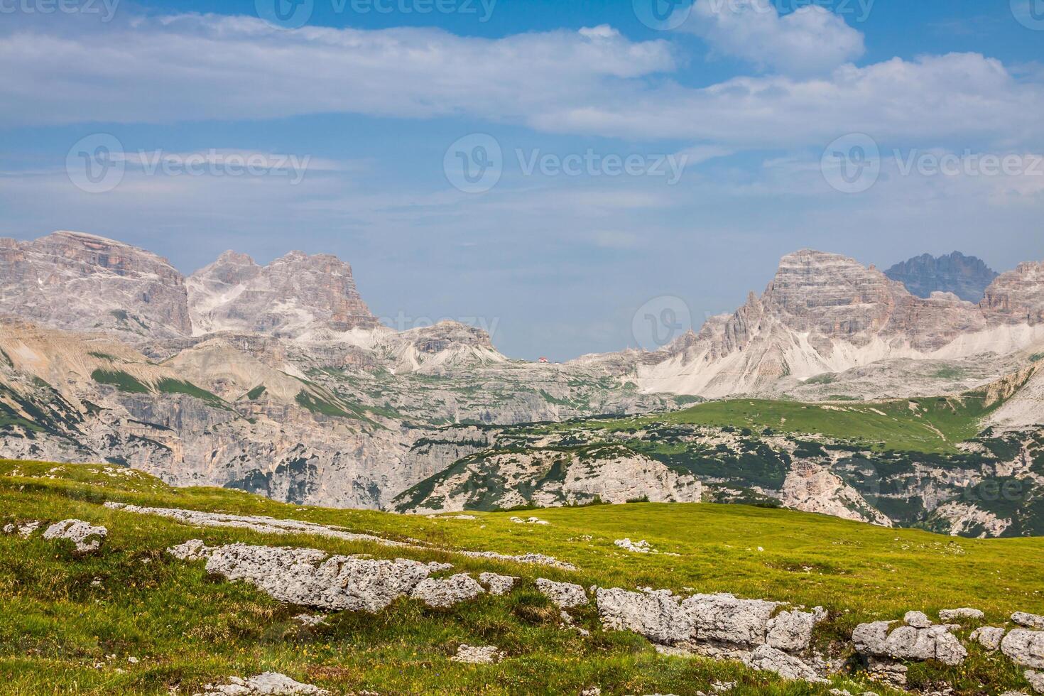 mountains around Tre Cime di Lavaredo - Dolomites, Italy photo