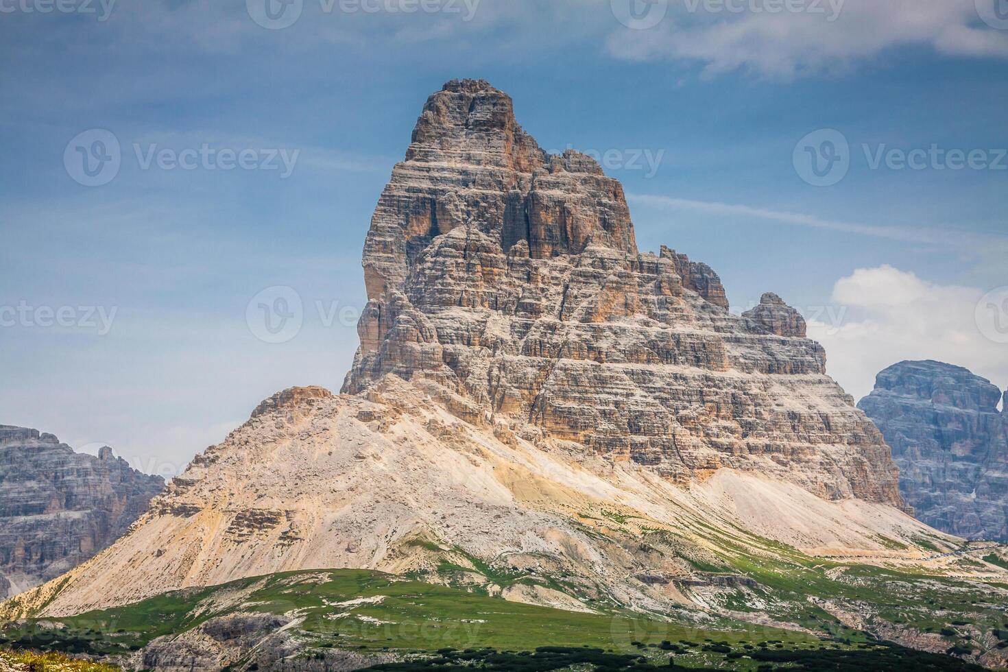 Tre Cime di Lavaredo in Cortina d'Ampezzo, - Dolomites, Italy photo