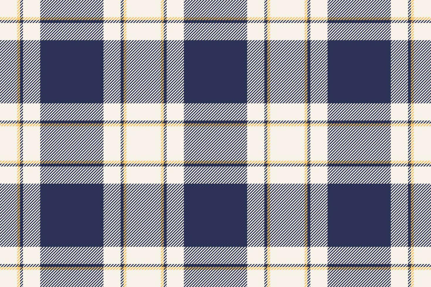 Plaid background, check seamless pattern in blue. Vector fabric texture for textile print, wrapping paper, gift card or wallpaper.