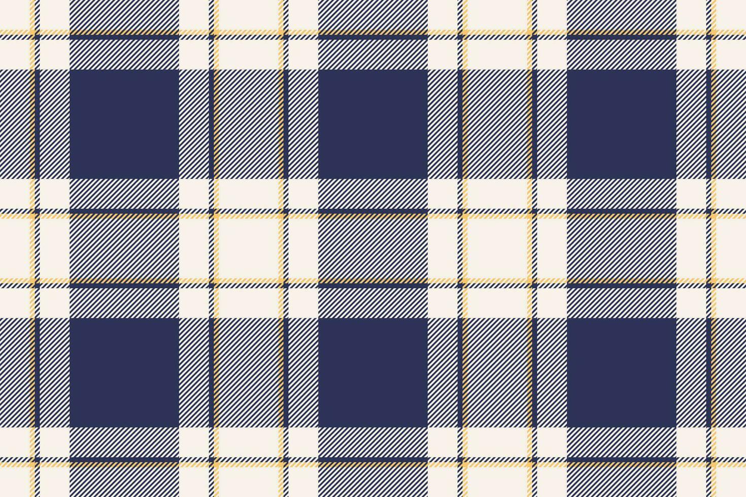 Plaid background, check seamless pattern in blue. Vector fabric texture for textile print, wrapping paper, gift card or wallpaper.