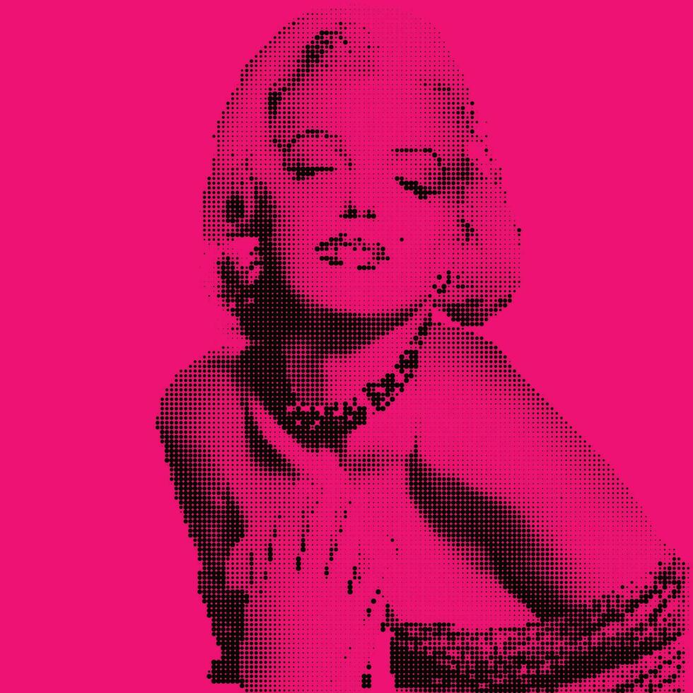 Marilyn Monroe pop art vector