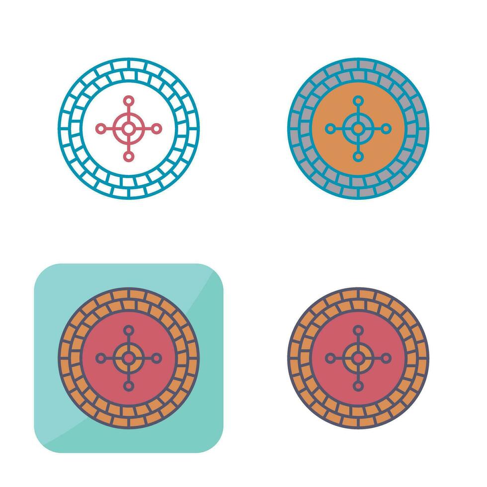 icono de vector de ruleta