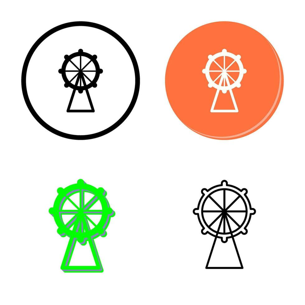 Ferris Wheel Vector Icon