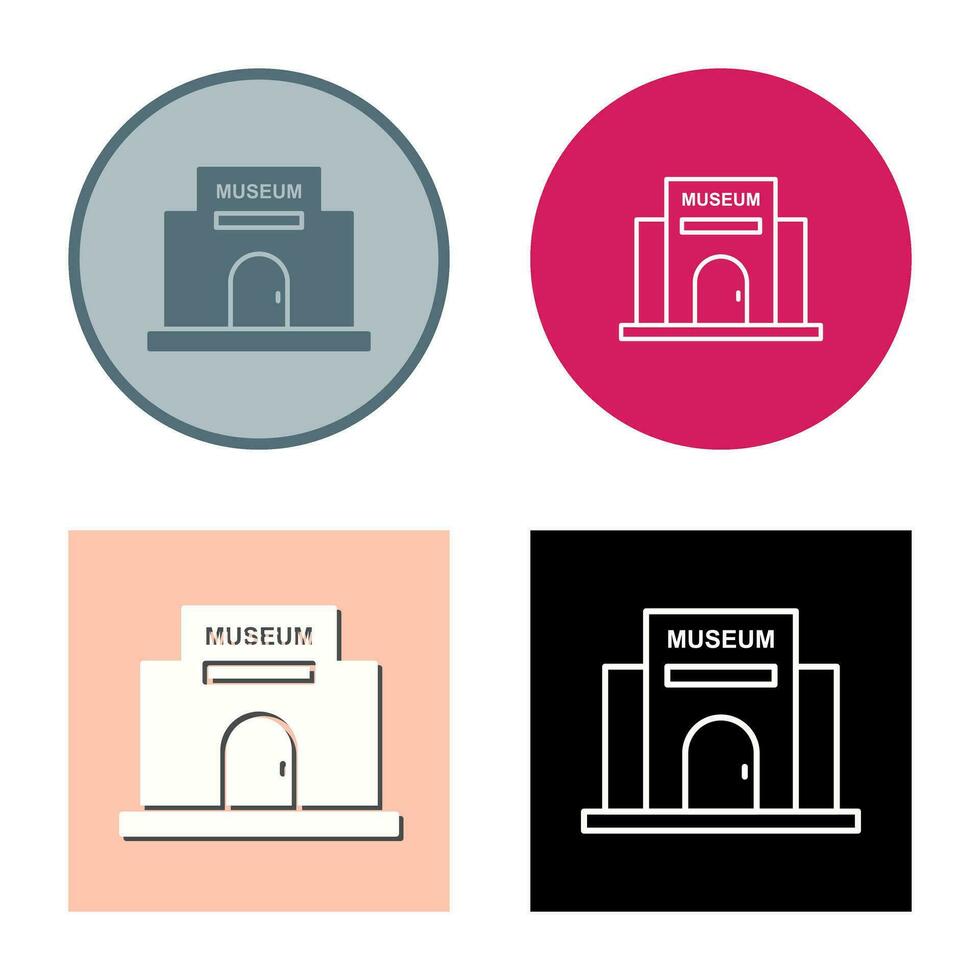 Museum Building Vector Icon