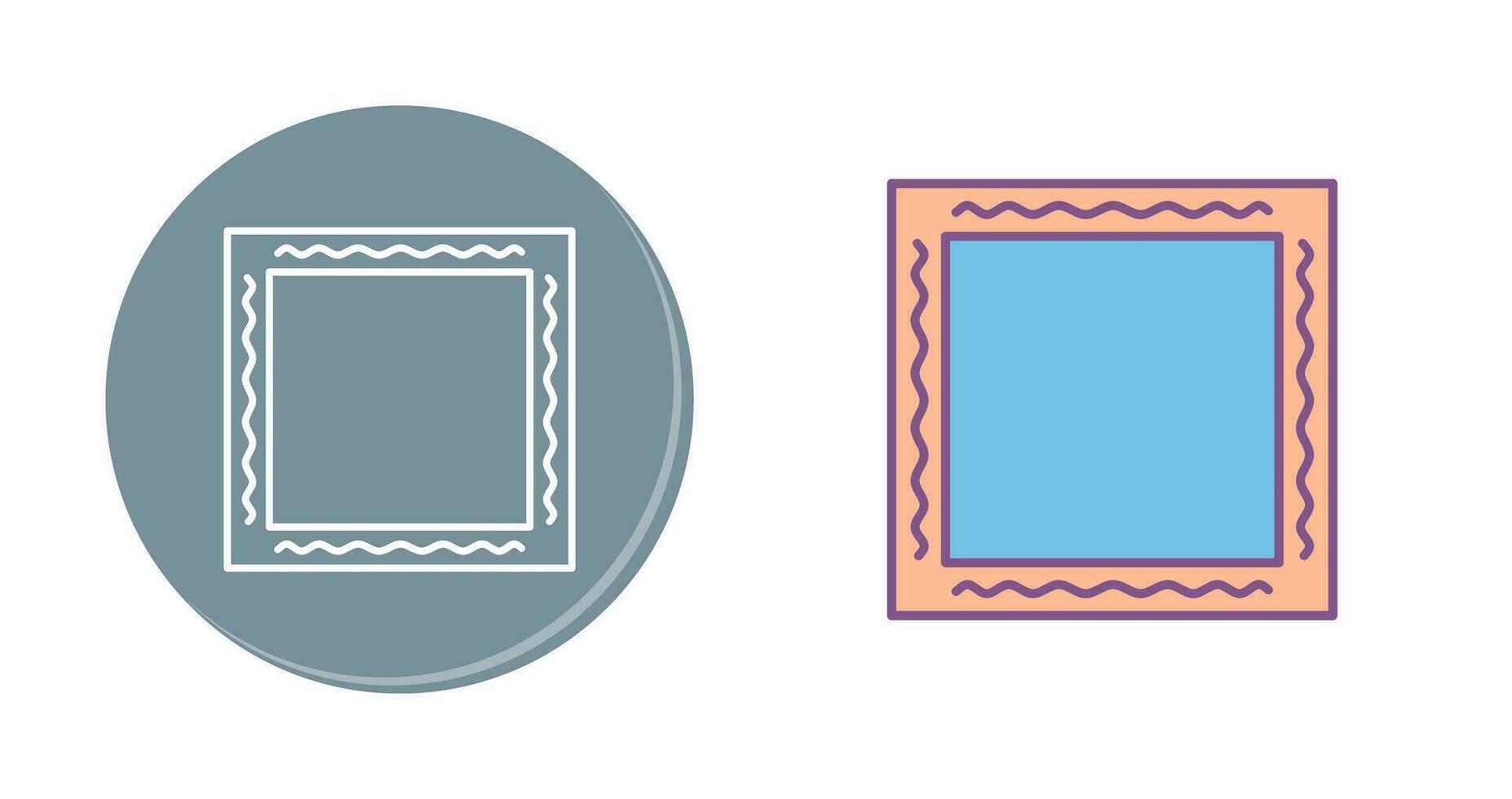 Unique Frame Vector Icon