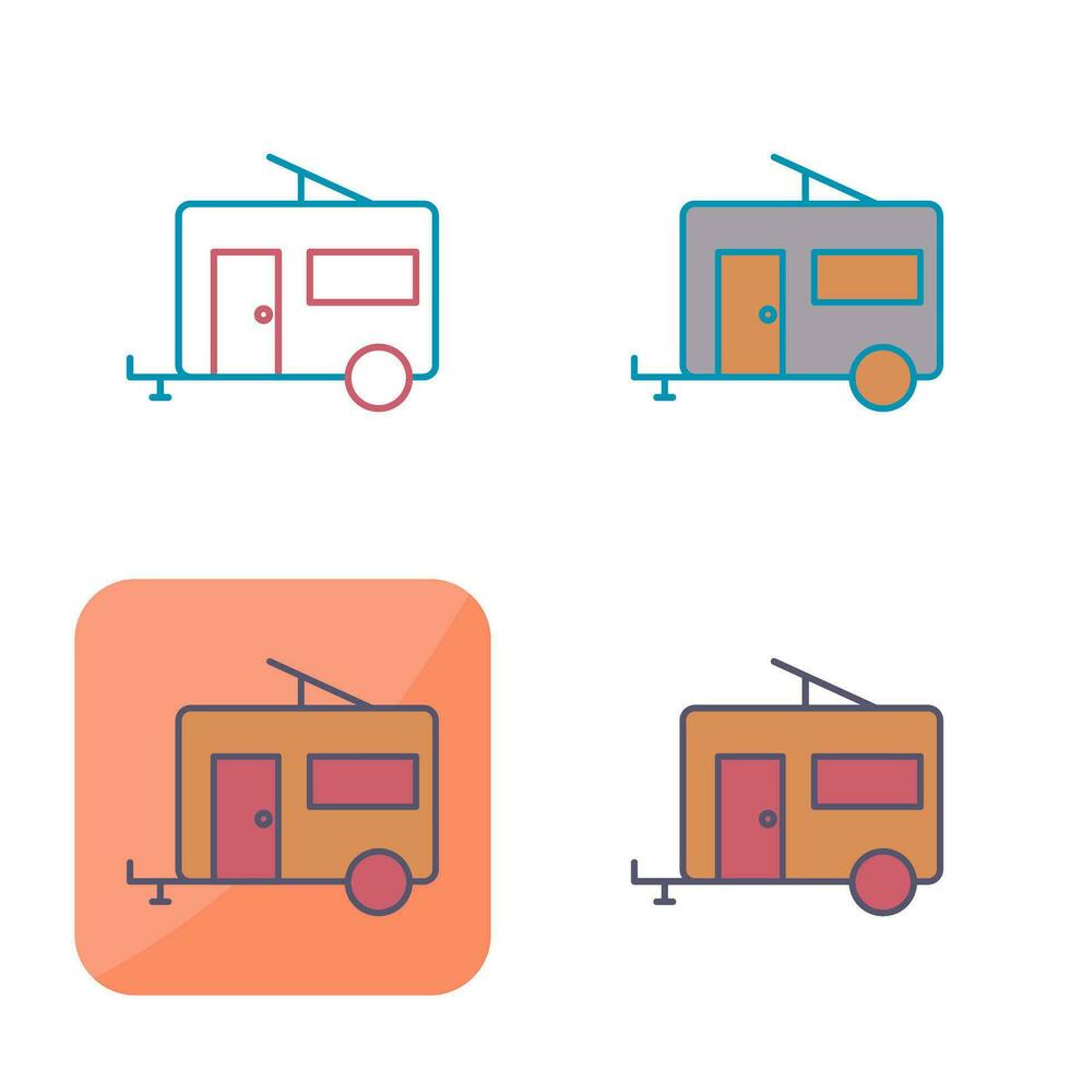 Trailer Vector Icon
