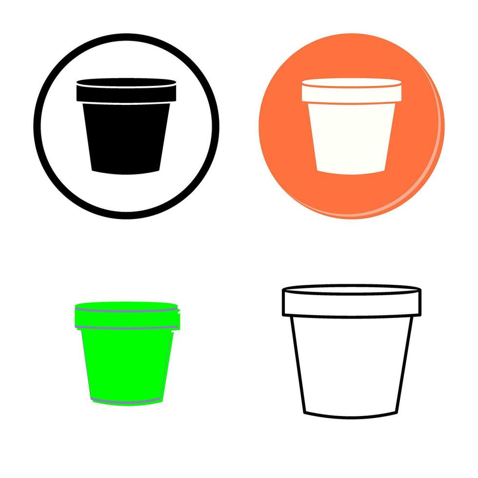 Plant Pot Vector Icon