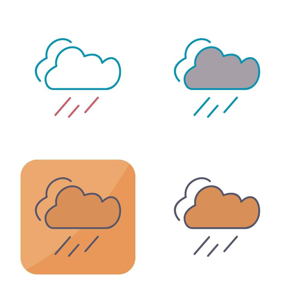 Rain Vector Icon