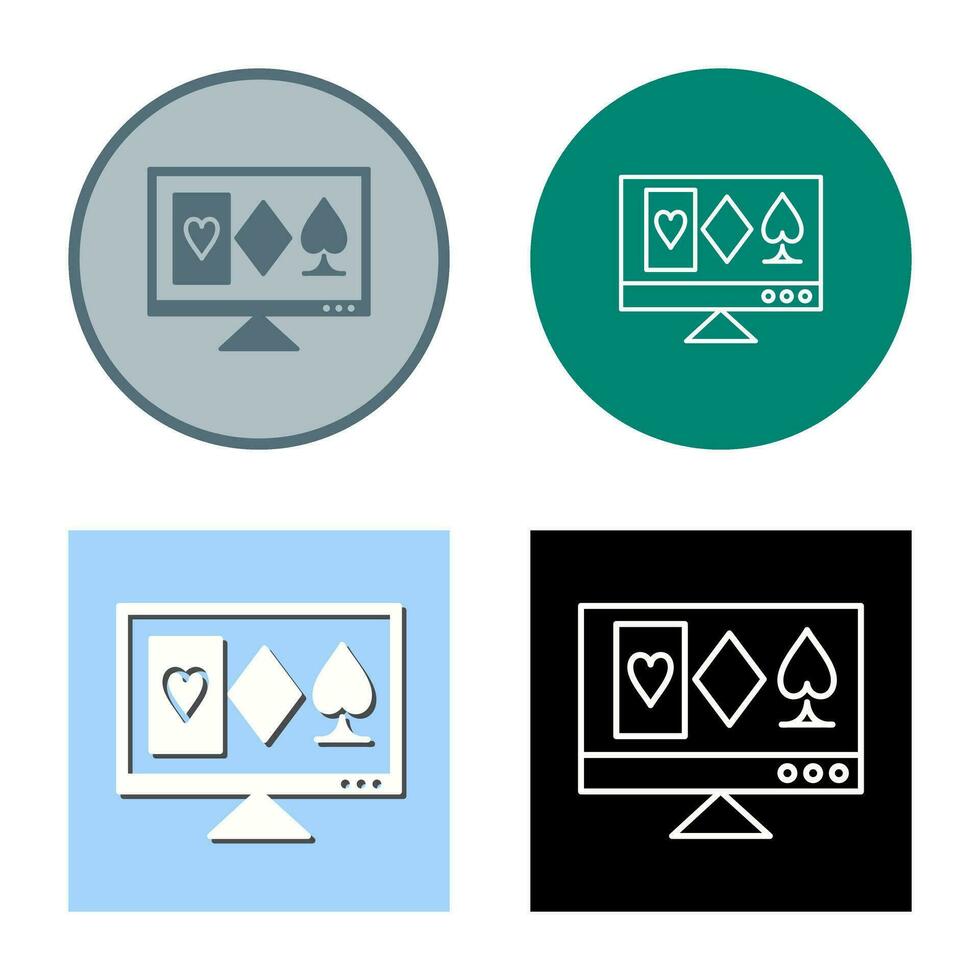 Online Gambling Vector Icon