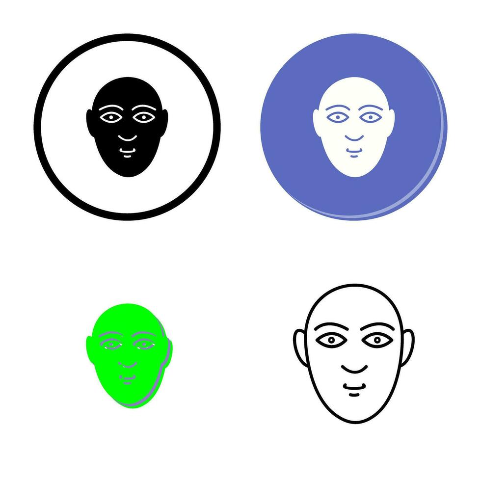 Human Face Vector Icon