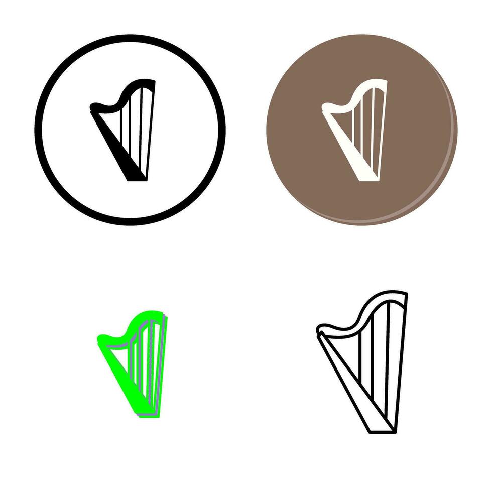 Harp Vector Icon