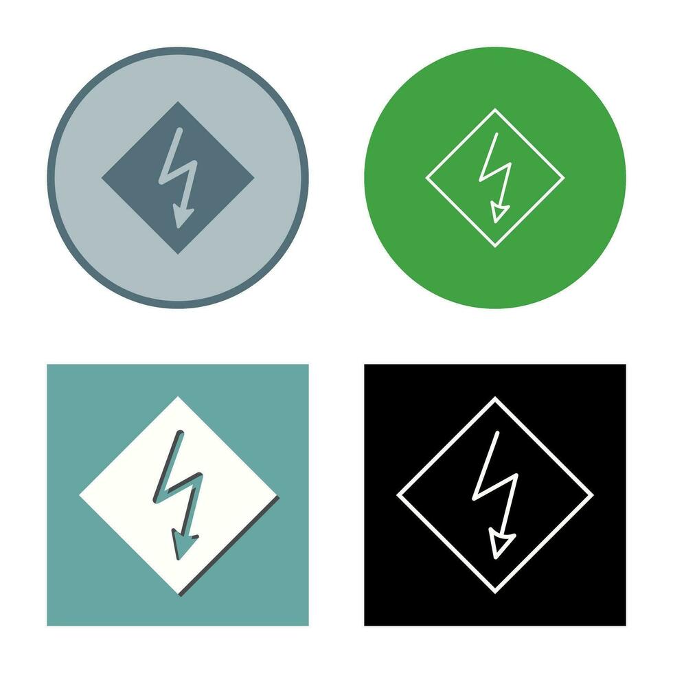 High Voltage Vector Icon