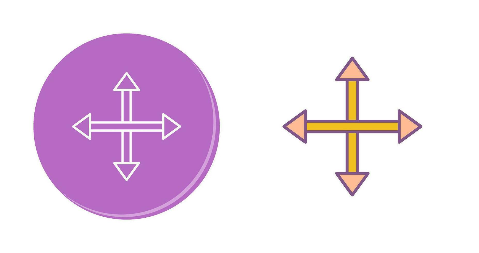 Unique Move Vector Icon