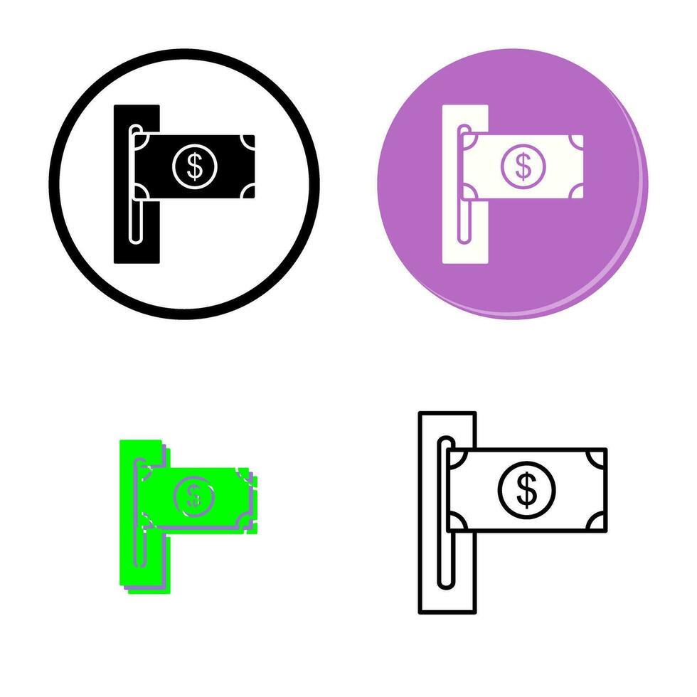 Slot of Bills Vector Icon