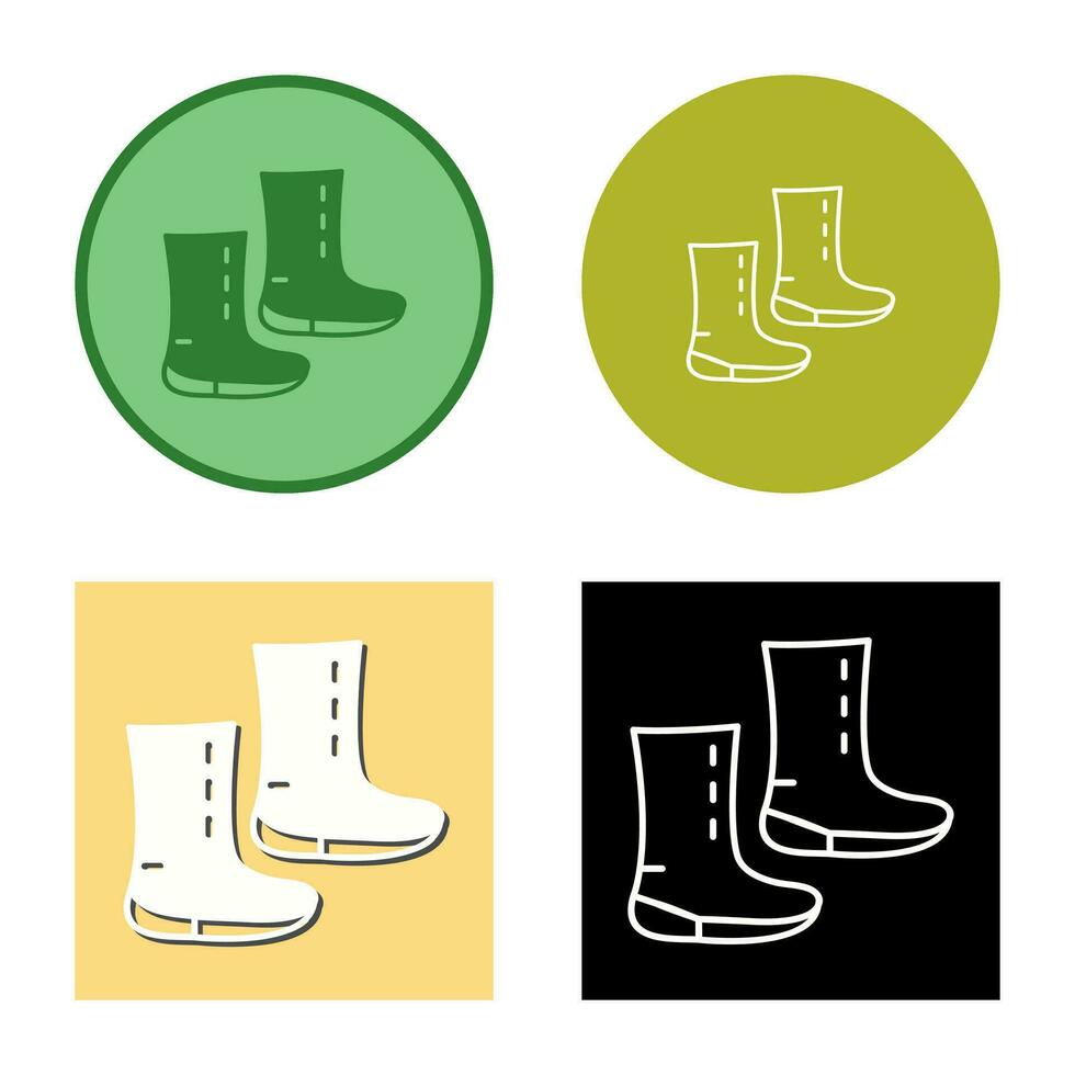 Unique Boots Vector Icon