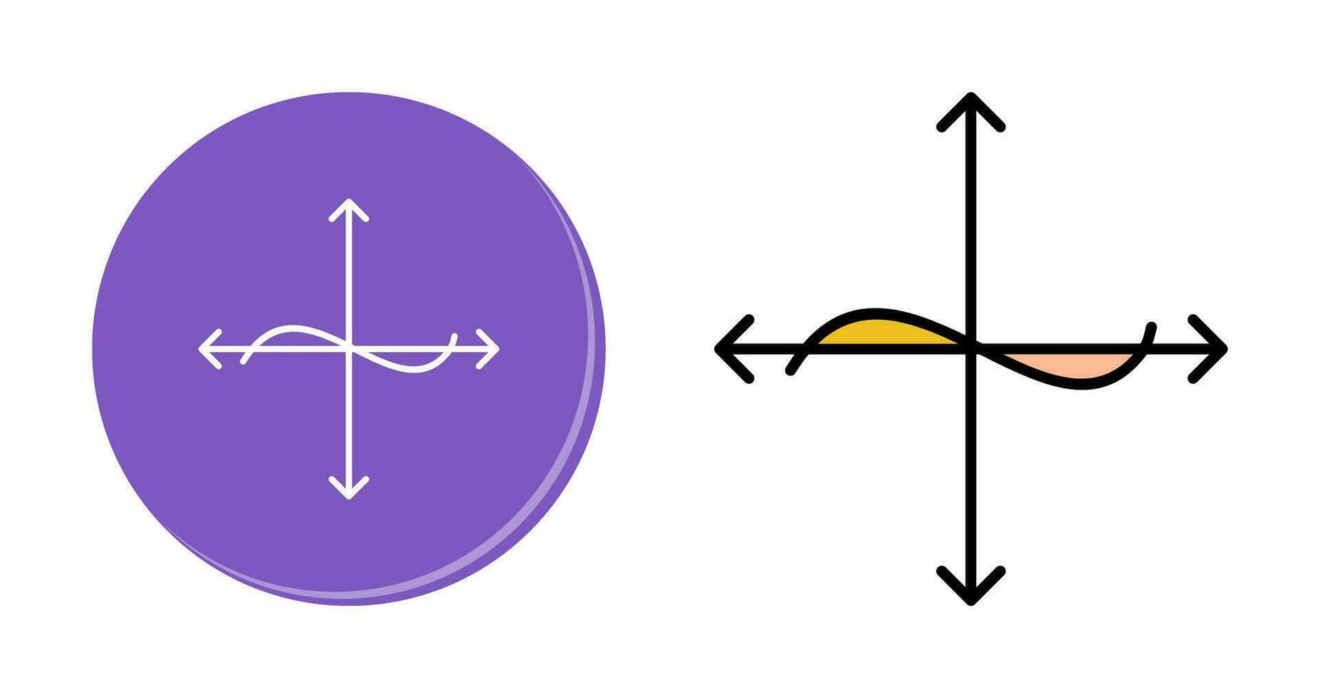 Unique Graph Vector Icon