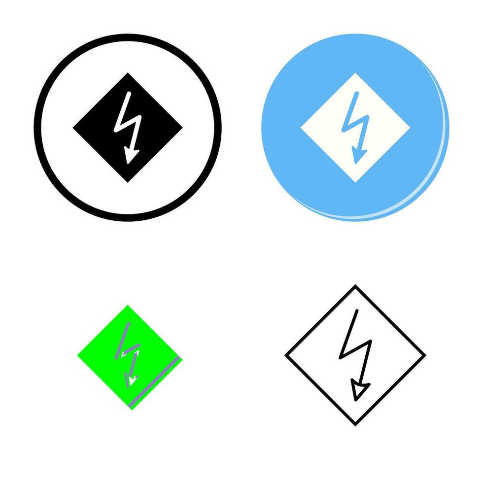 High Voltage Vector Icon