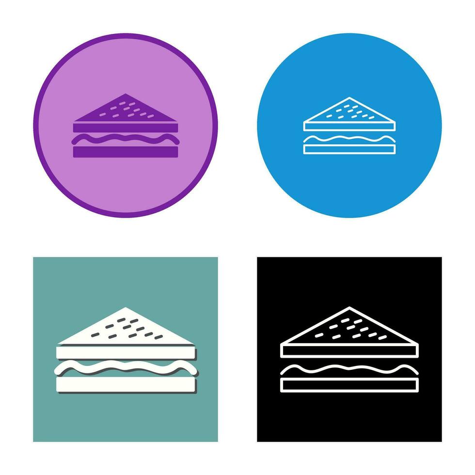 Unique Sandwich Vector Icon
